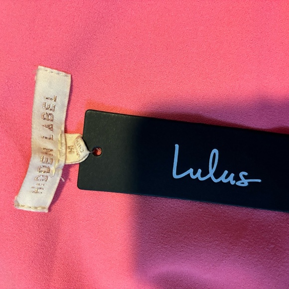 Lulu's Pink One Shoulder Mini dress, size M, Brand: Hidden Label - Picture 5 of 5